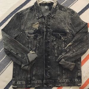 H&M Distressed denim jacket